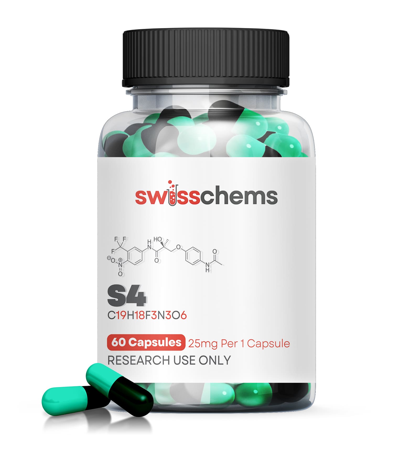 Swiss Chems S4 SARMS capsules